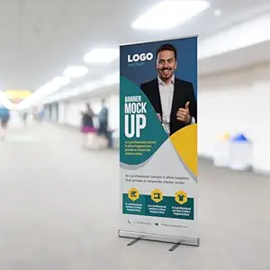 Roll Up Standee, 3x6 ft , MOQ 50 Pcs