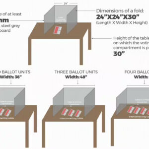 Voting Compartment @ 100 Rs Per Pc, Size-24x24x30 inch,  Moq 500 pcs - Image 3
